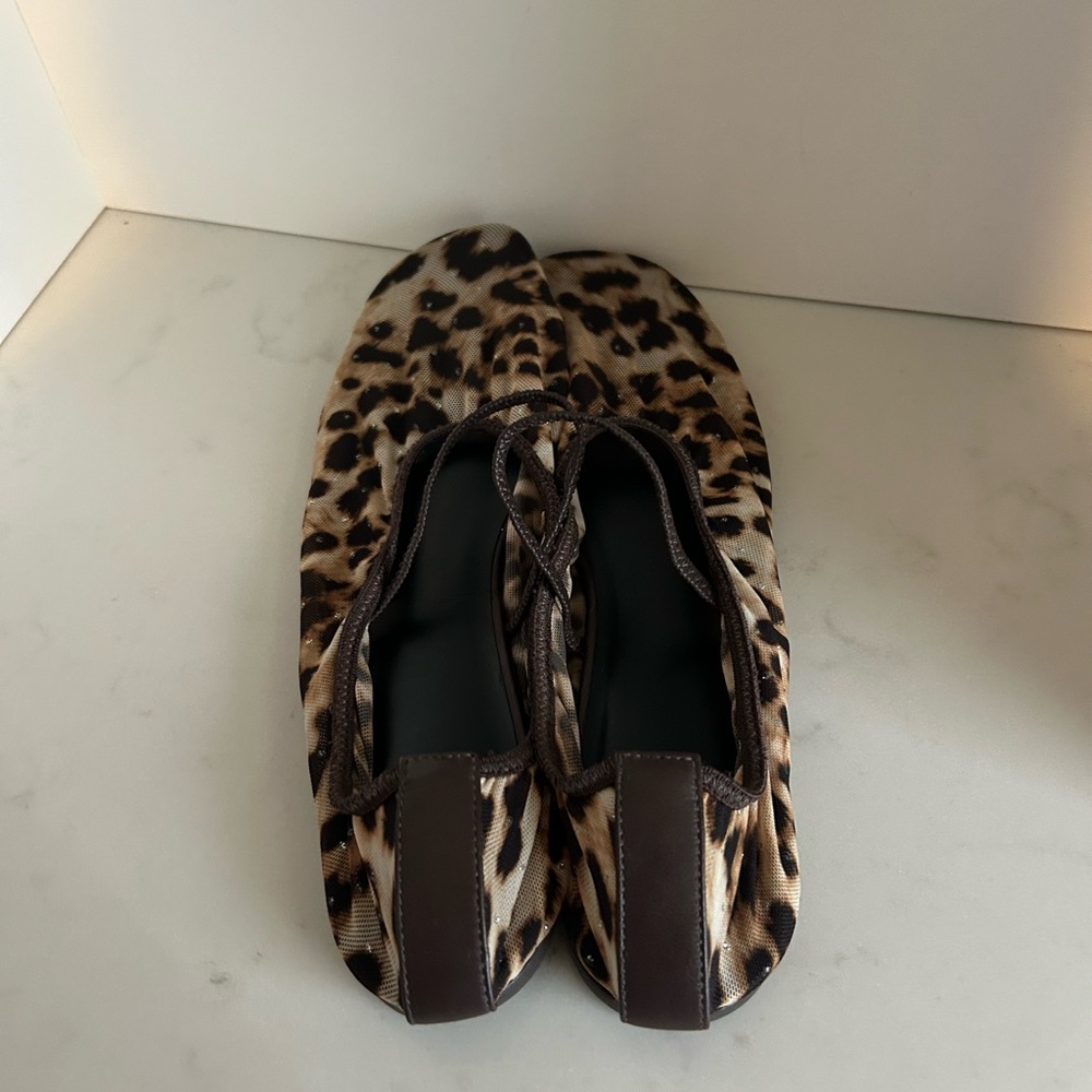 Reformation Marvin Ballet Leopard Flats - Picture 6 of 6
